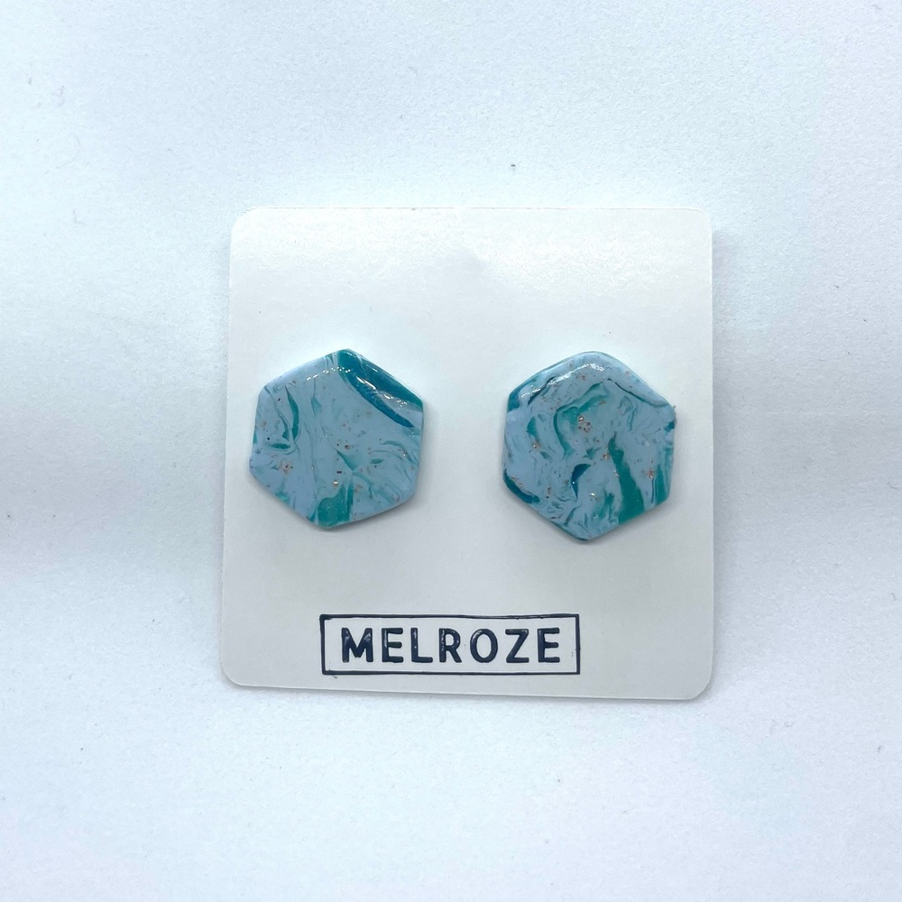 Clay Marble Earrings
